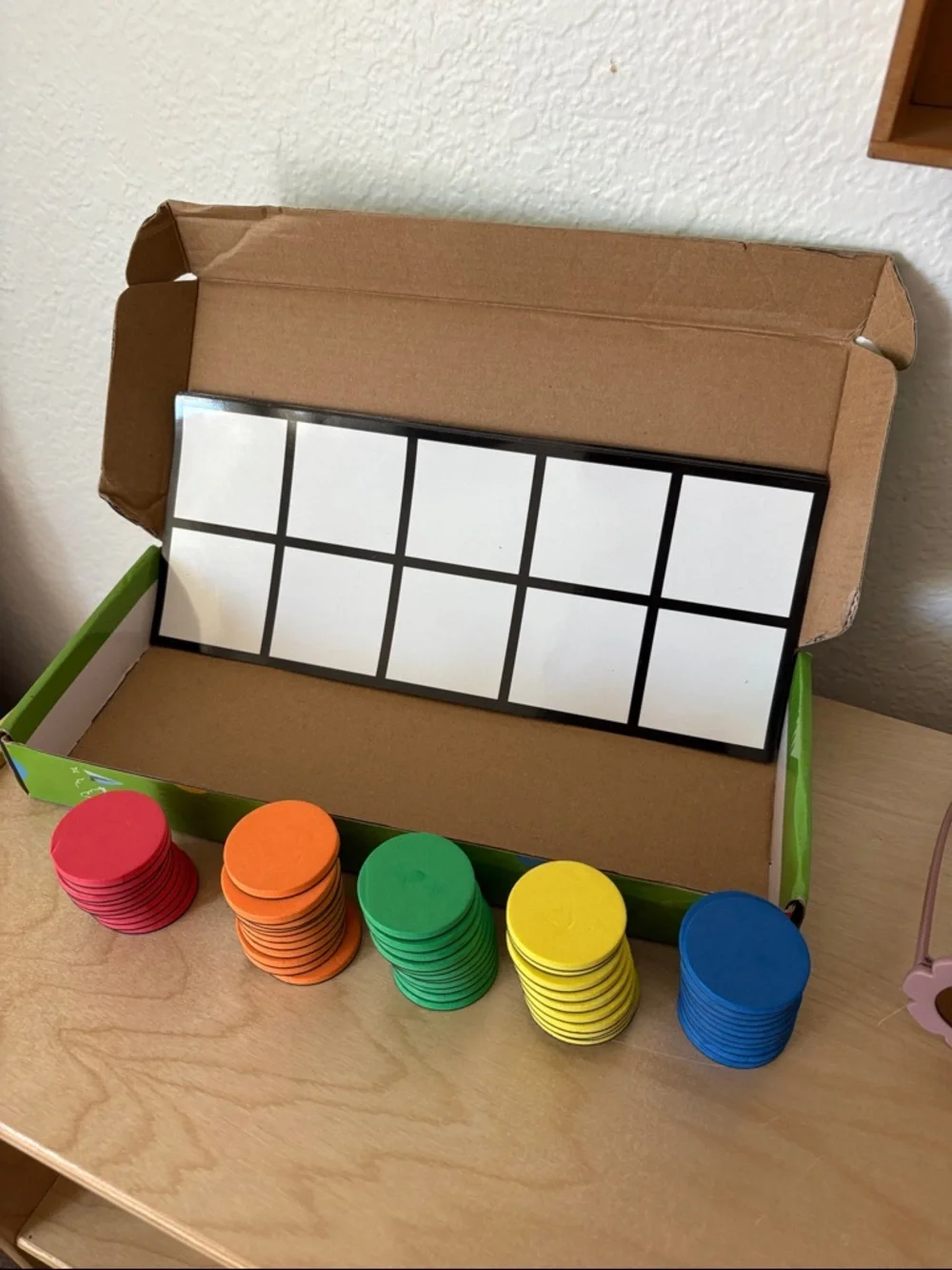 Educational Magnetic Ten-Frae Counting Manipulative Homeschool Math